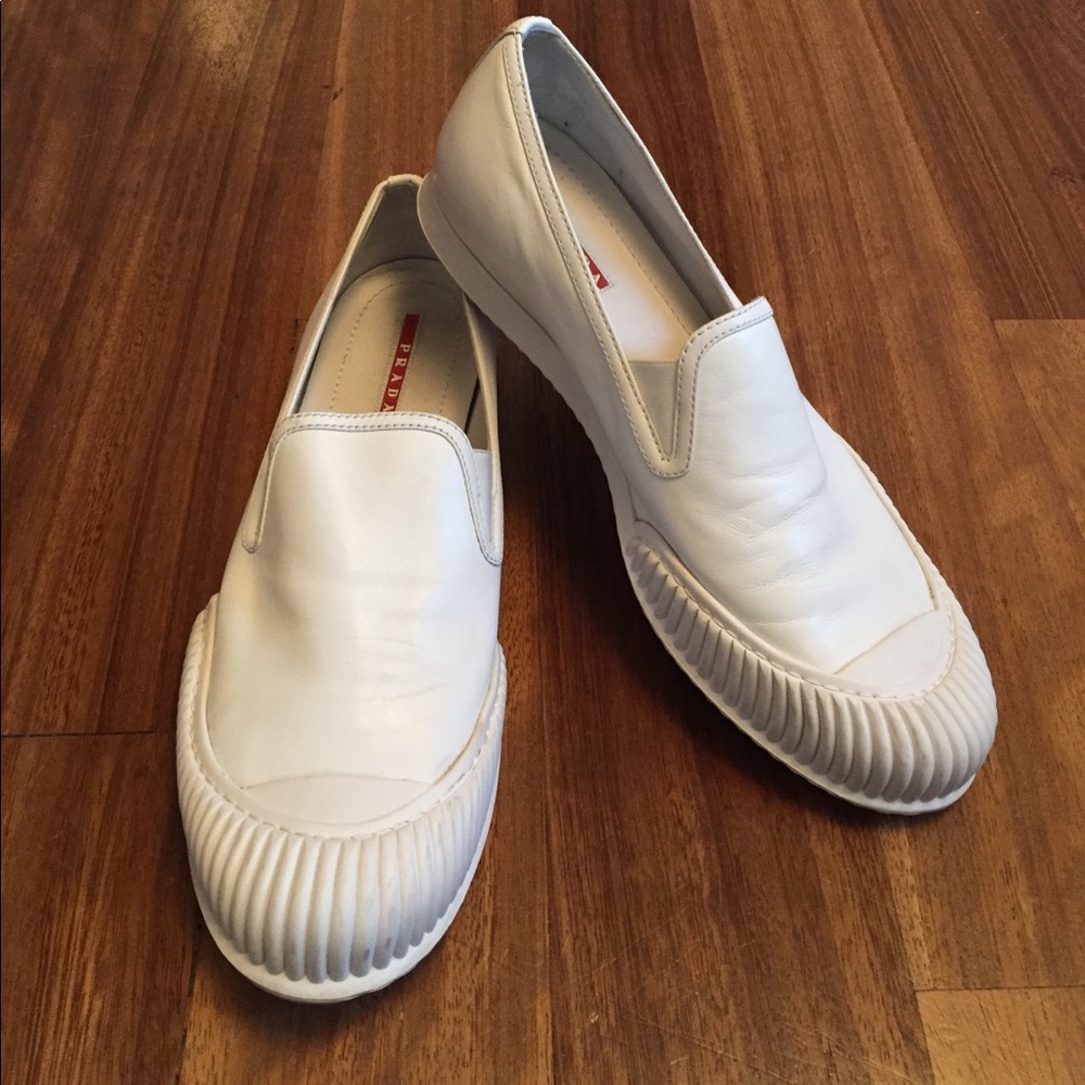 Prada Leather Loafers